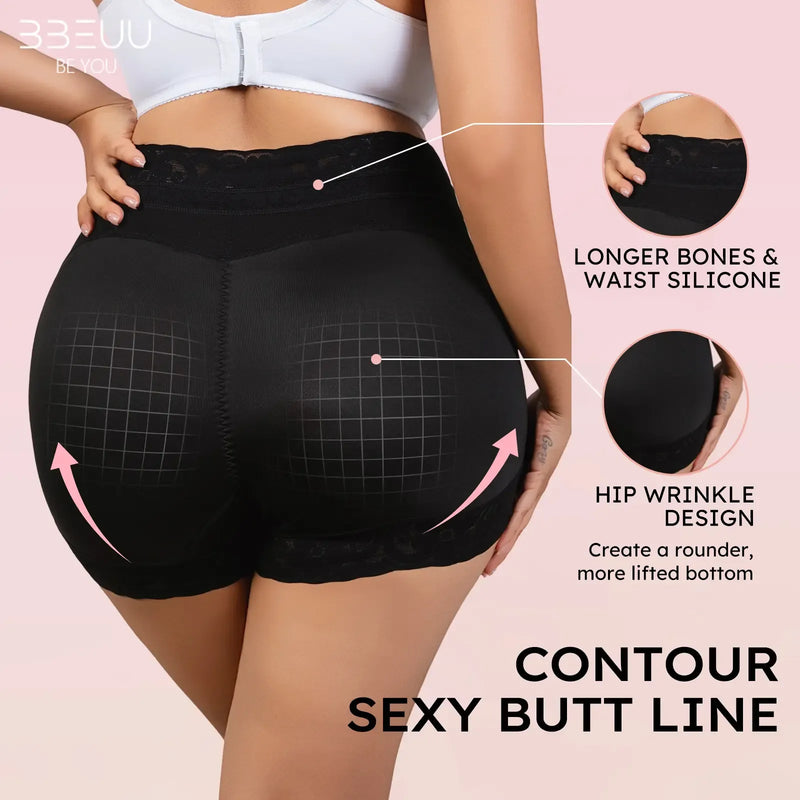 High Waist Shapewear Panty with Anti-Slip Silicone Band