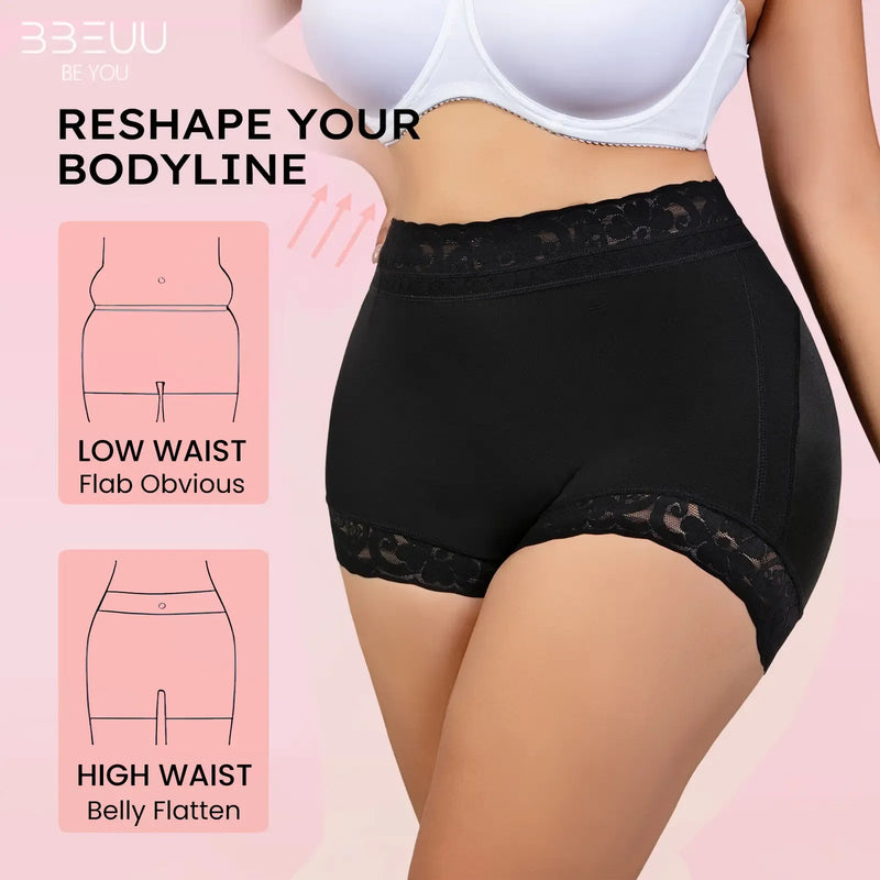High Waist Shapewear Panty with Anti-Slip Silicone Band