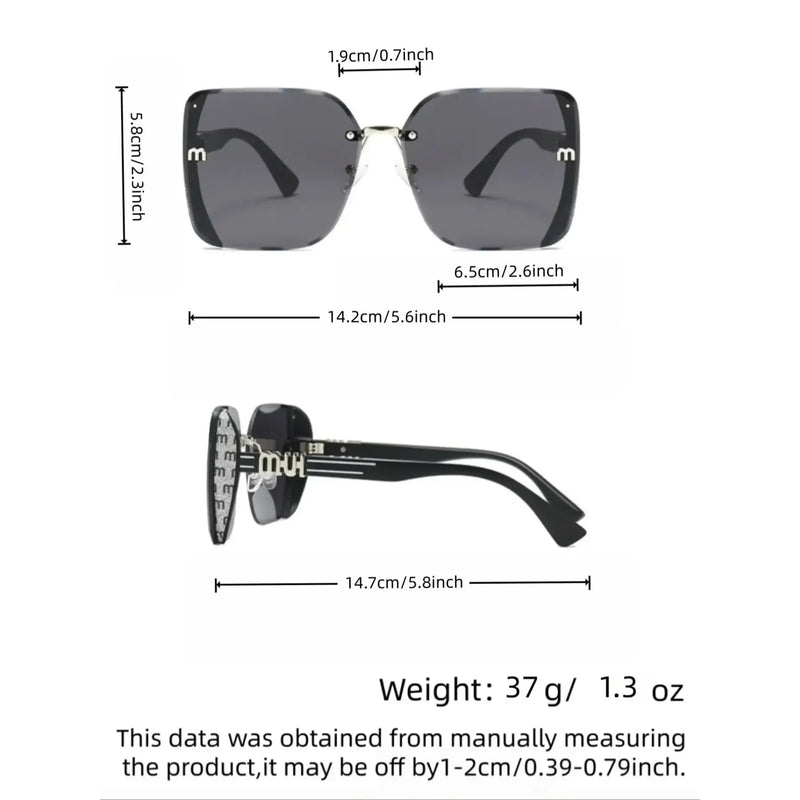 2026 Unisex Large-Frame Fashion Glasses