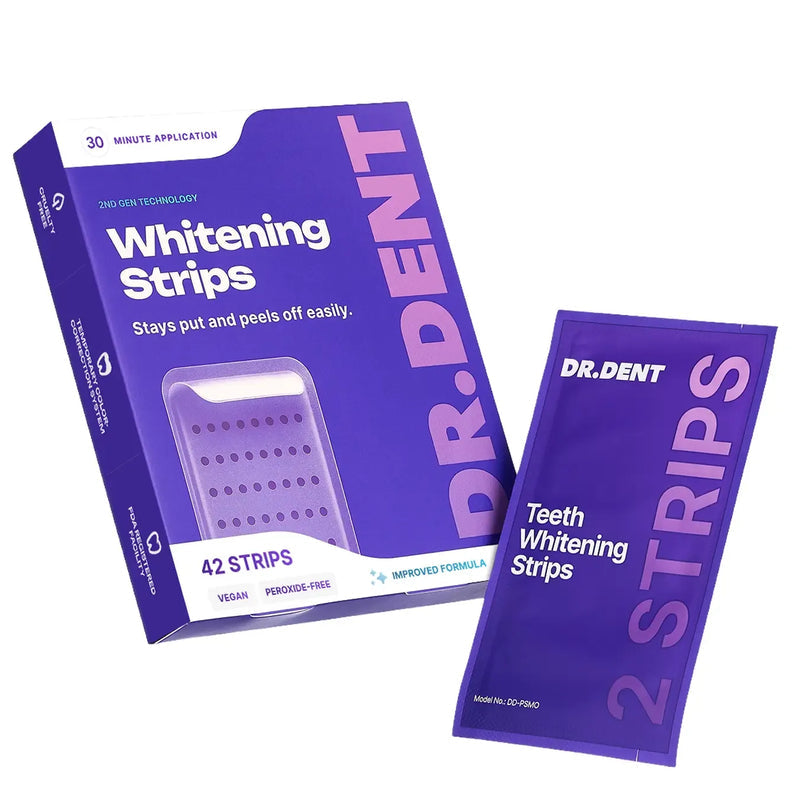 Purple Teeth Whitening Strips