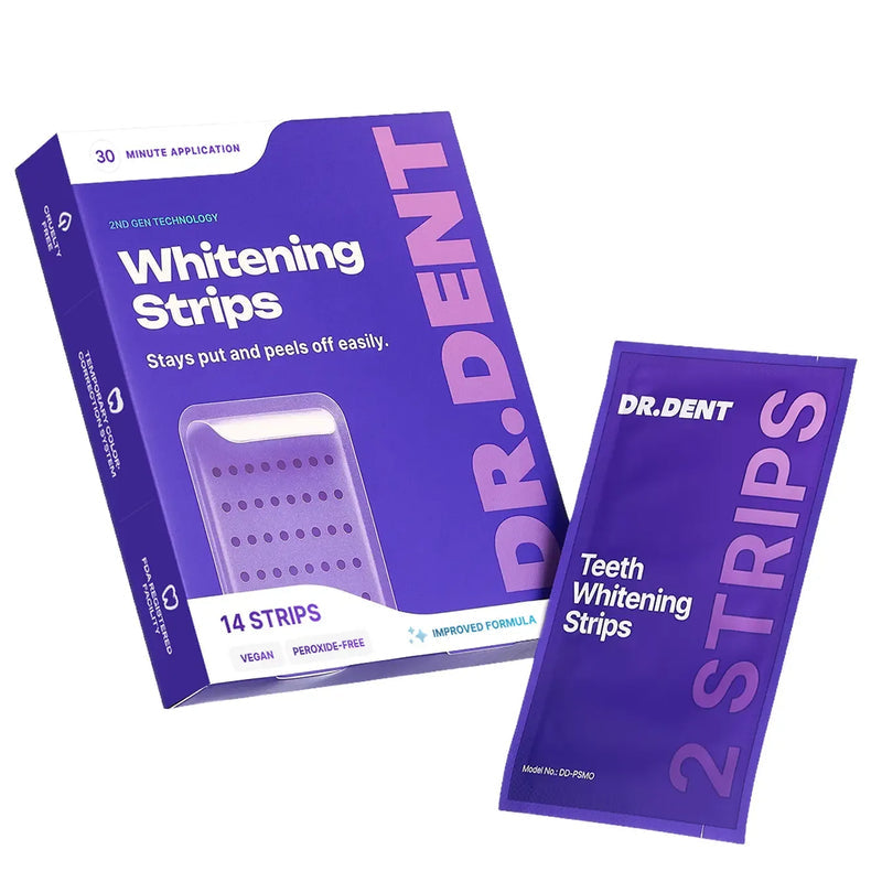 Purple Teeth Whitening Strips