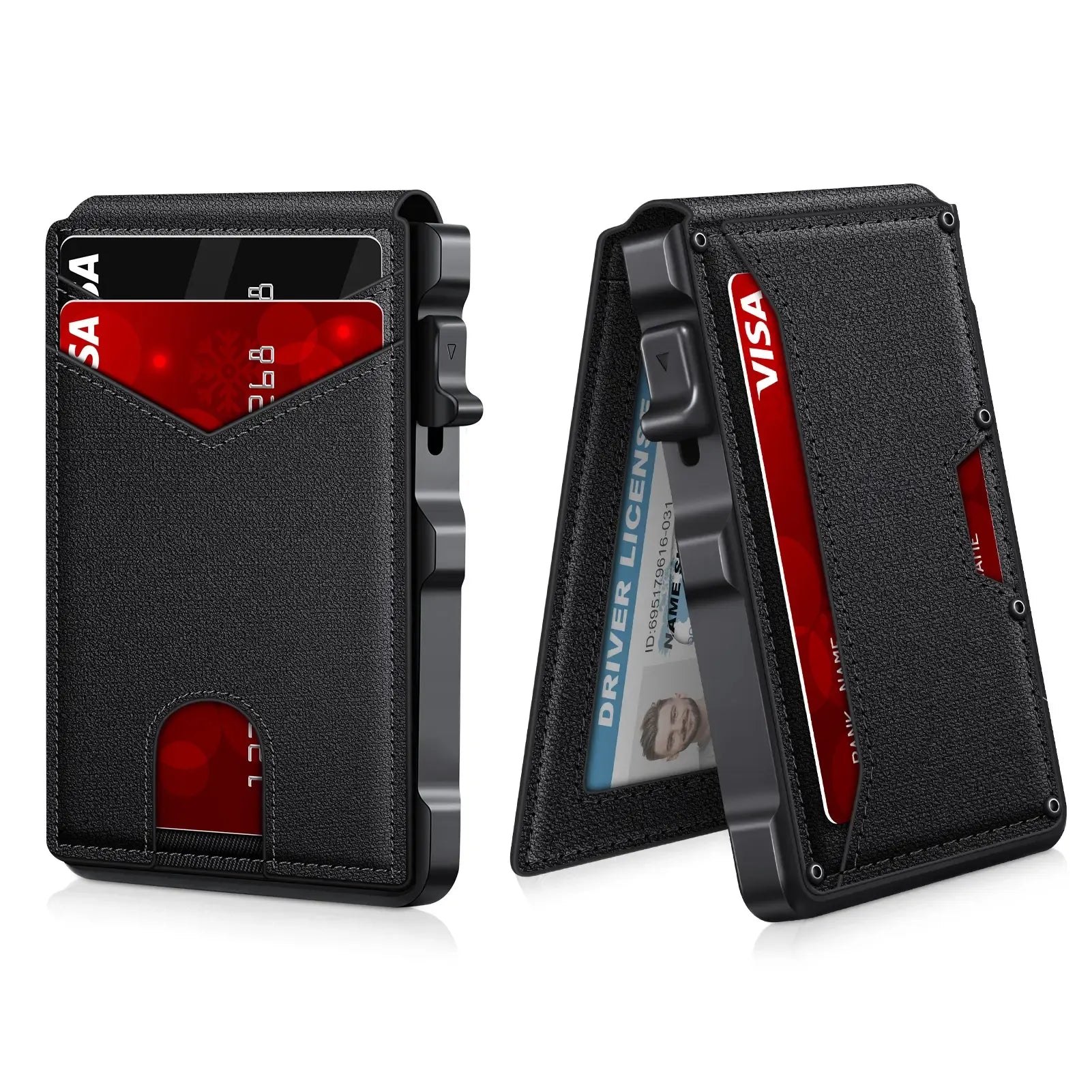 Men's Premium Aluminum Slim Bifold Wallet with Ejector