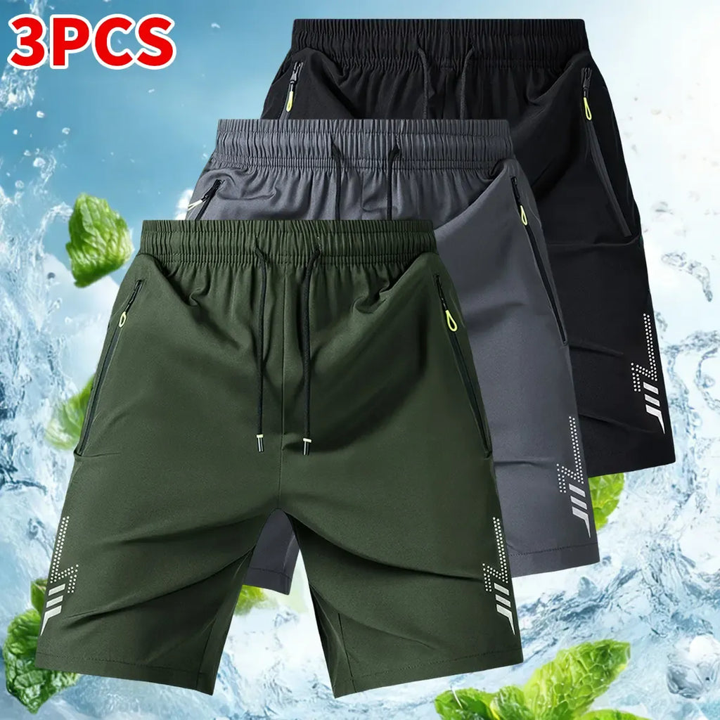 Men's Unisex Fashion Athletic Shorts (Pack of 3)