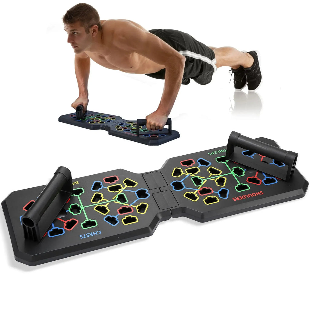 Foldable Multifunctional Push Up Board, Home Fitness Equipment for Chest Muscle Exercise, Professional Equipment for Burning Fat