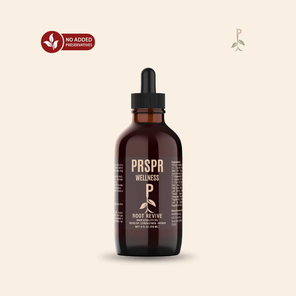 Organic Hair Growth Oil with Castor Oil, Pumpkin Seed Oil, and More
