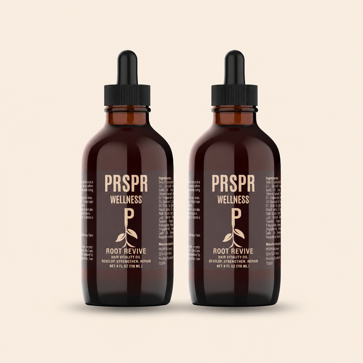 Organic Hair Growth Oil with Castor Oil, Pumpkin Seed Oil, and More