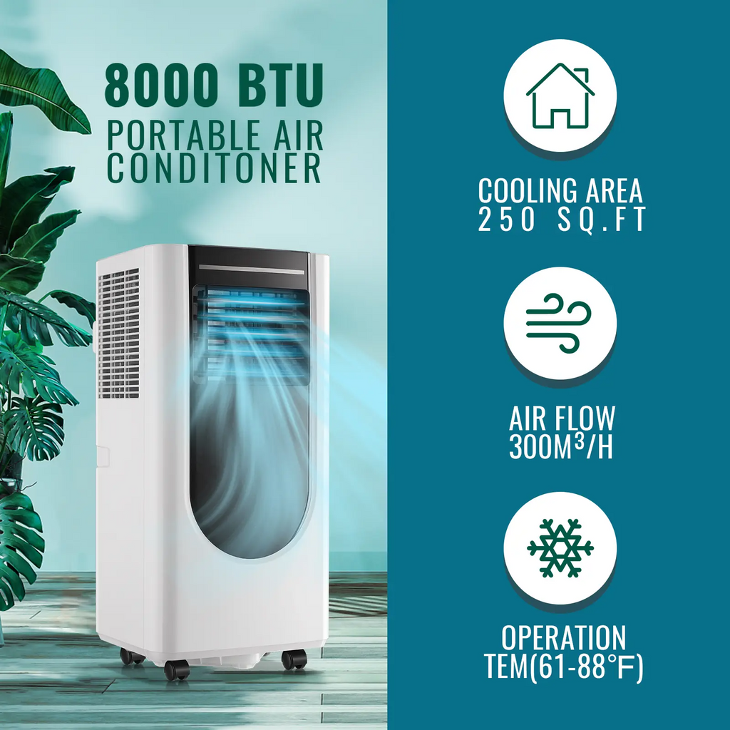 Portable Air Conditioner 8,000 BTU Portable AC Unit
