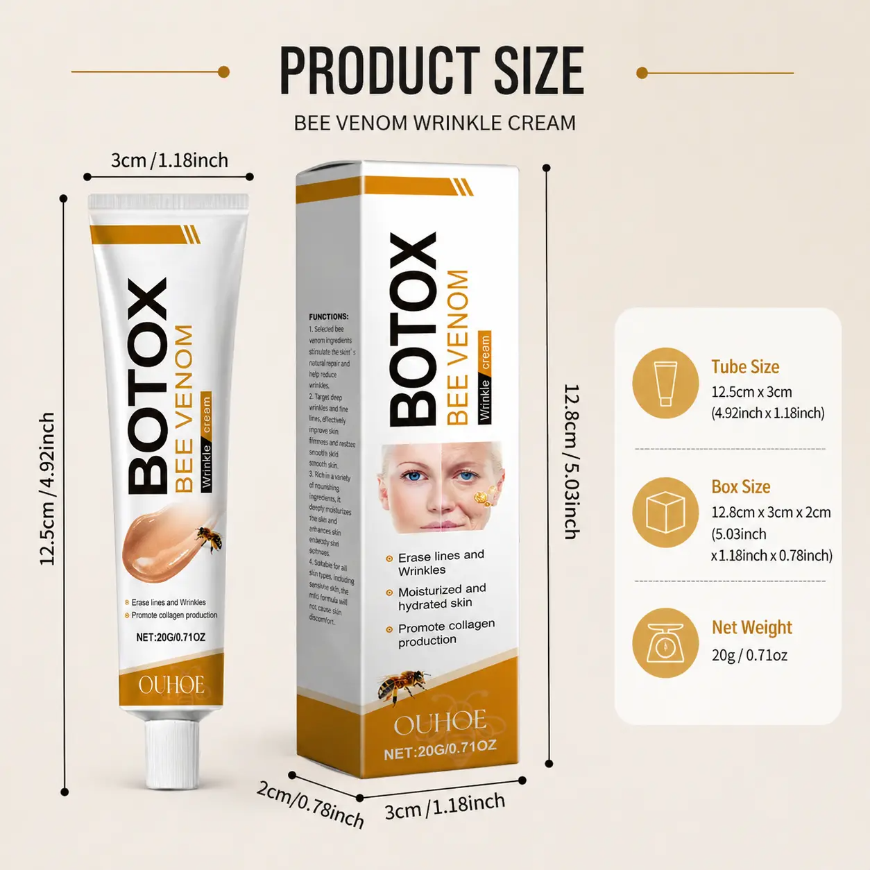 Botoxbee Venom Wrinkle Removal Cream
